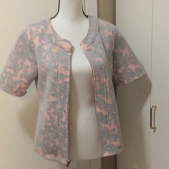 Patrizia Luca pink & grey top - Picture 5 of 7